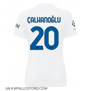 Inter Milan Hakan Calhanoglu #20 Vieraspaita Naisten 2023-24 Lyhythihainen